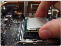 Colocação perfeita do Processador